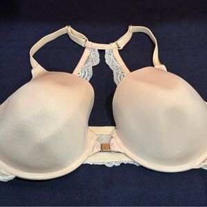 Prisa Light Nude Lace Racerback Molded T-Shirt Bra